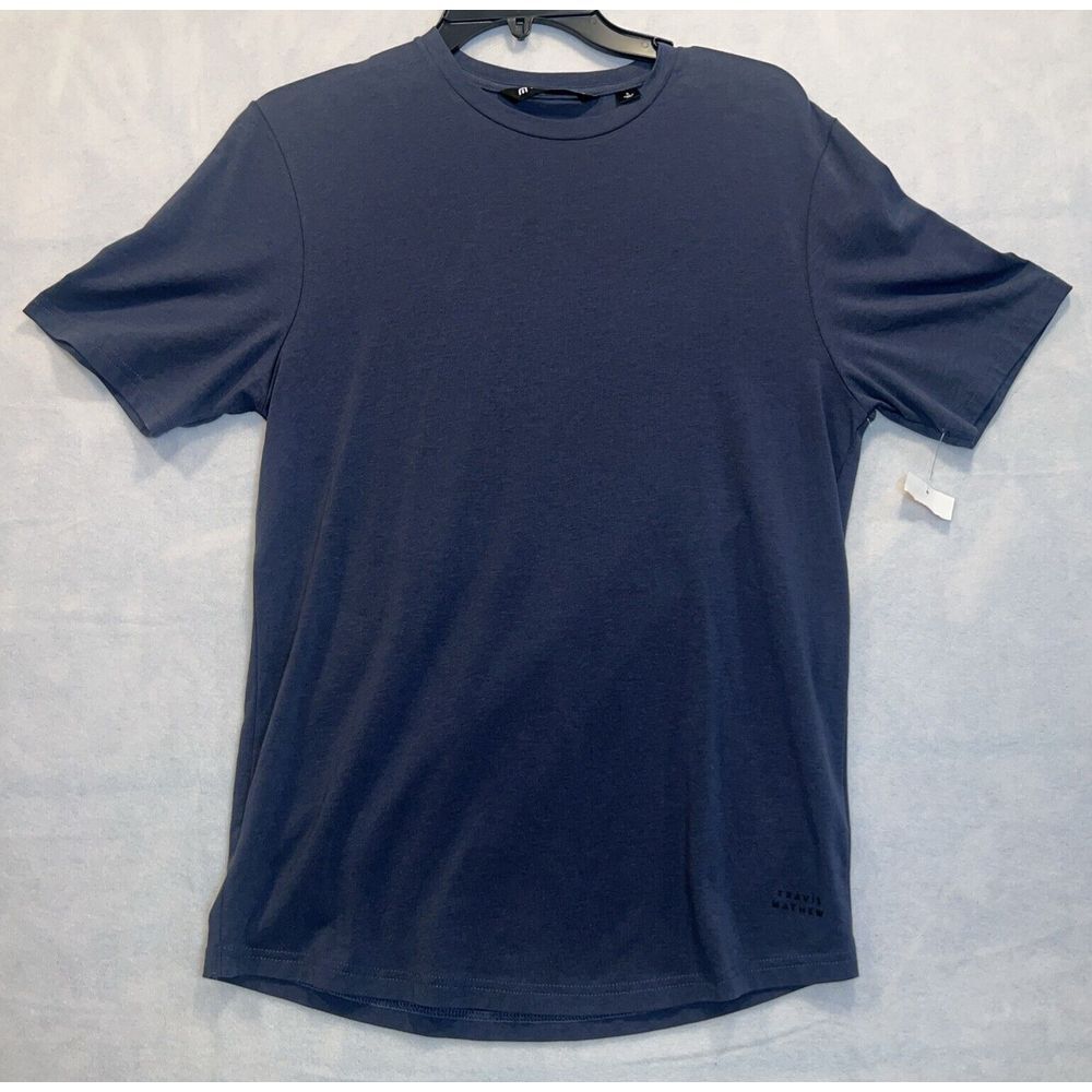 Travis Mathew Shirt Mens‎ Small Blue Short Sleeves Crew Neck Tee NWOT